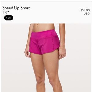 Lululemon Speed Up Short